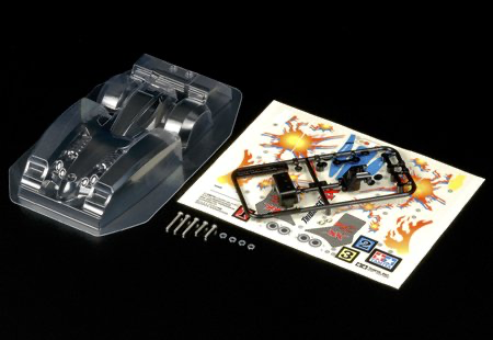 15447 1/32 JR Tridagger XX Clear Body Set