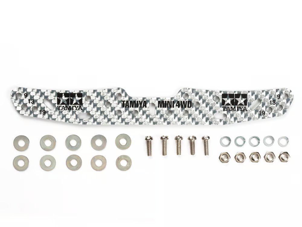 95305 HG Carbon Multi Roller Setting Stay (1.5mm/Silver)